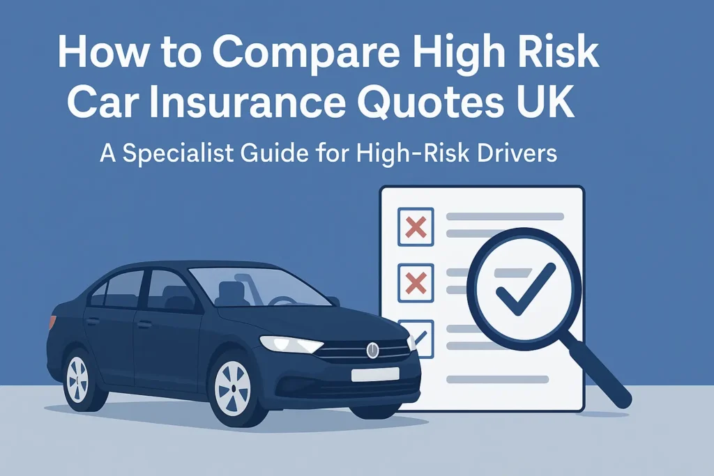 compare high risk car insurance quotes uk