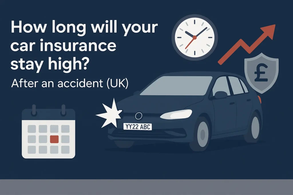 How Long Does Car Insurance Stay High After an Accident in the UK? 1 How long does car insurance stay high after an accident UK | high-risk driver guide